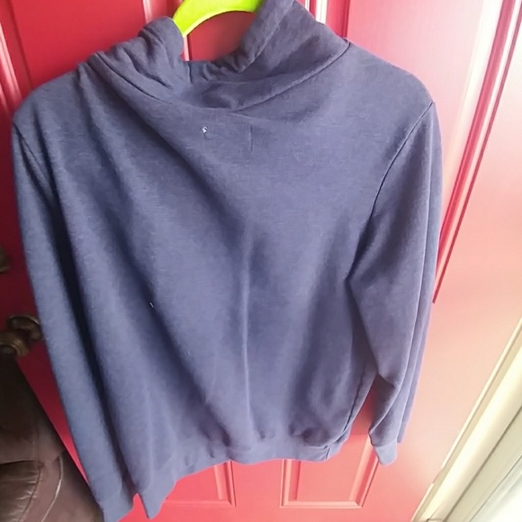 Mossimo blue mock string sweater - Picture 4 of 4